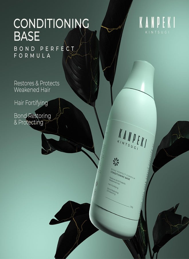 Kanpeki Kintsugi Bondcare Conditioner for Weak & Damaged Hair | Strengthens, Softens, Nourishes | With Ginseng, Pea Protein, Aloe & Silk Protein | Bond Perfect Formula - 120g - Image 2