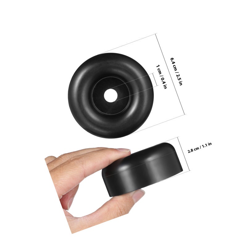 Stabilizer Bumpers Pads, Vibration Reduction for Trailers and RVs, Durable Rubber Design - Image 2