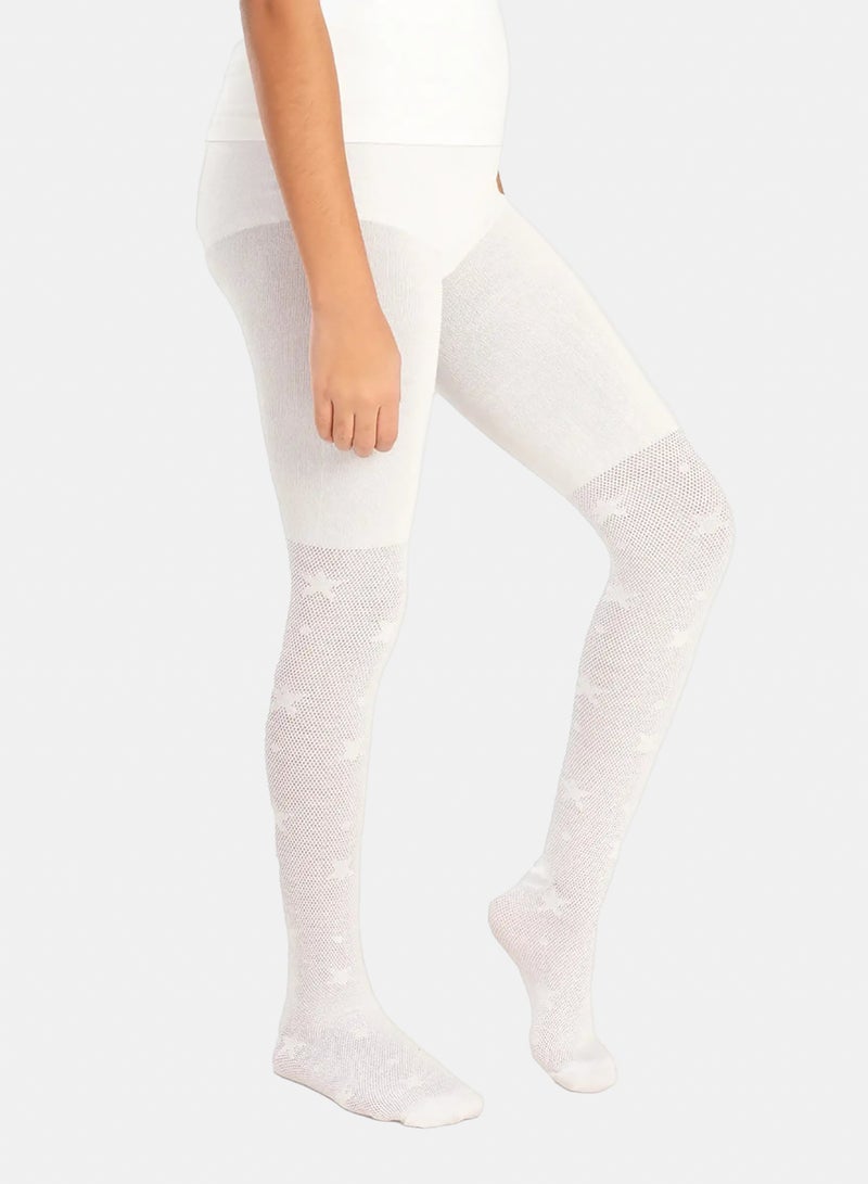 Carina Girly Cotton Stars Pantyhose - Image 3