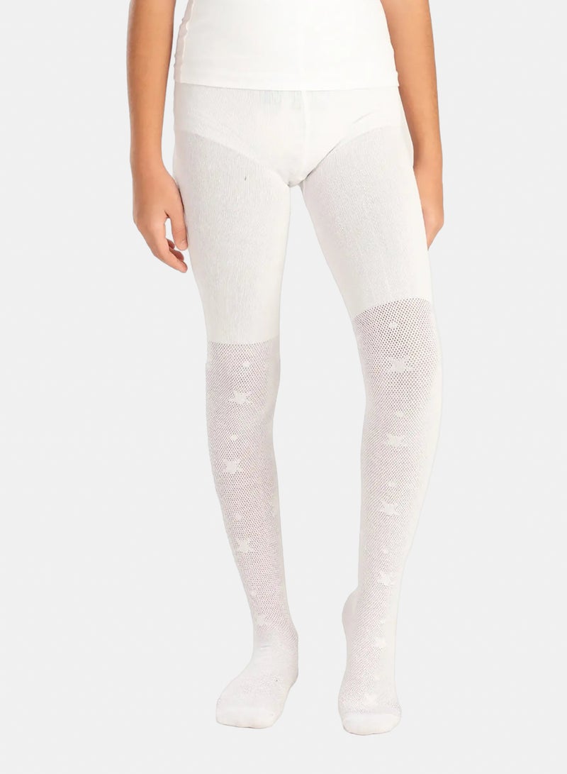 Carina Girly Cotton Stars Pantyhose - Image 1