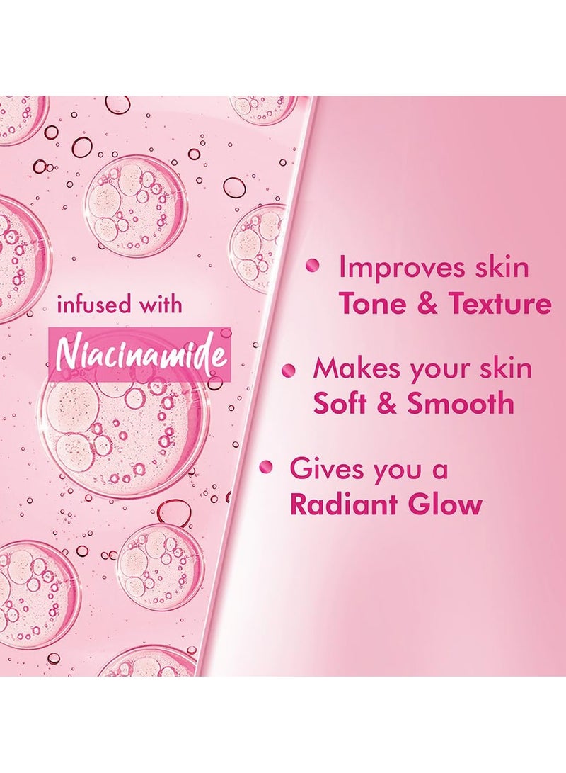 PONDS Moisturizing Body Lotion, 600Ml, For Silky Soft, Smooth, Radiant Skin, With Niacinamide, 3X Moisturization, Lightweight, Non-Sticky, Quick Absorbing - Image 5