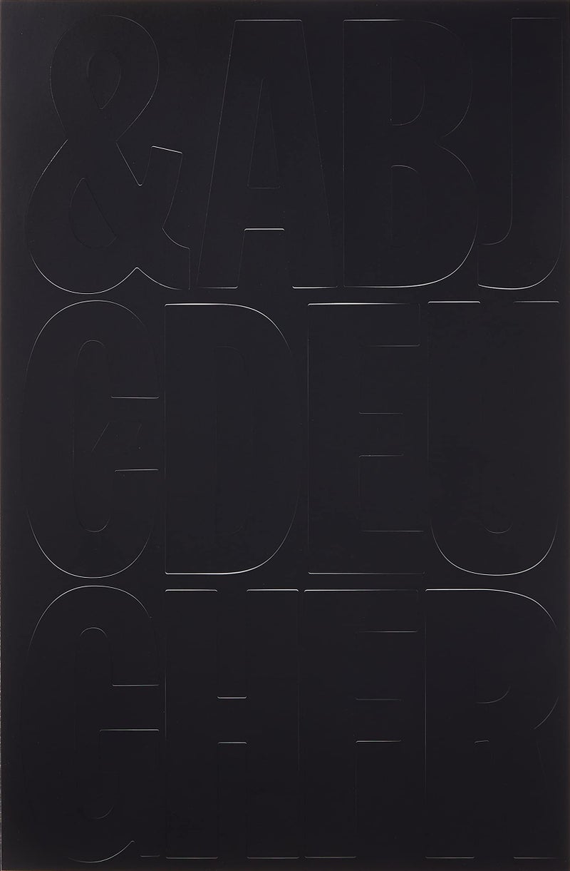 Headline Sign 32411 Stick-On Vinyl Letters  Black  4-Inch  Made in USA - Image 2