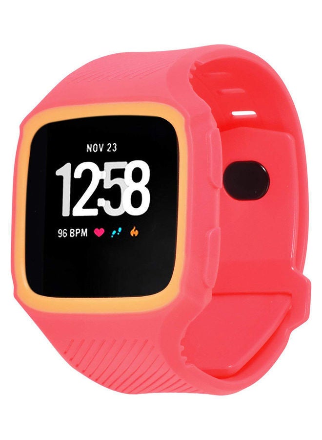 NIBEMINENT Replacement Strap with Fitbit Blaze Smart Watch Red - Image 1