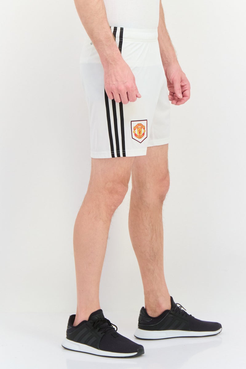 Adidas Men Sportswear Fit Manchester United Football Club Shorts, White  - Image 4