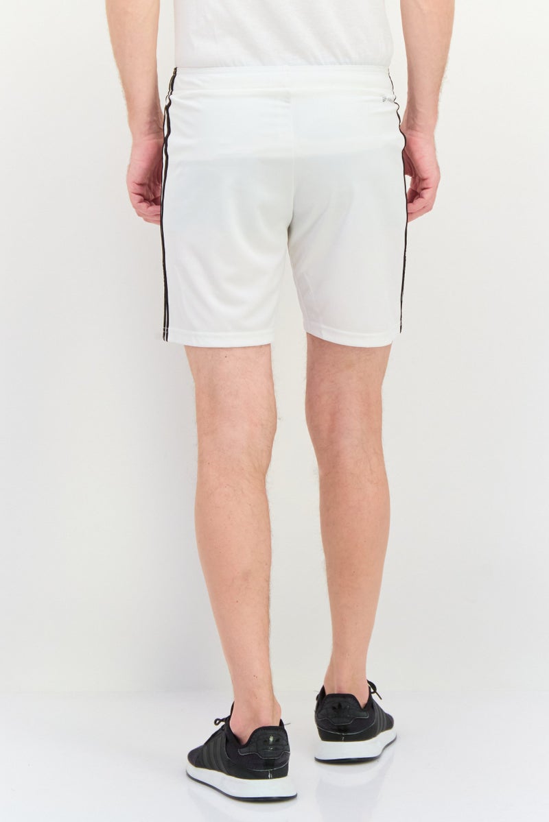 Adidas Men Sportswear Fit Manchester United Football Club Shorts, White  - Image 3