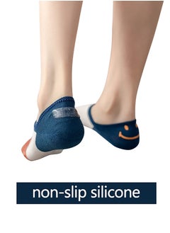 KASTWAVE Women's No-Show Socks 5 Pairs Invisible Cute Socks Women's Low-Cut Socks Hidden Non-Slip Socks Breathable Thin Socks  - Image 5