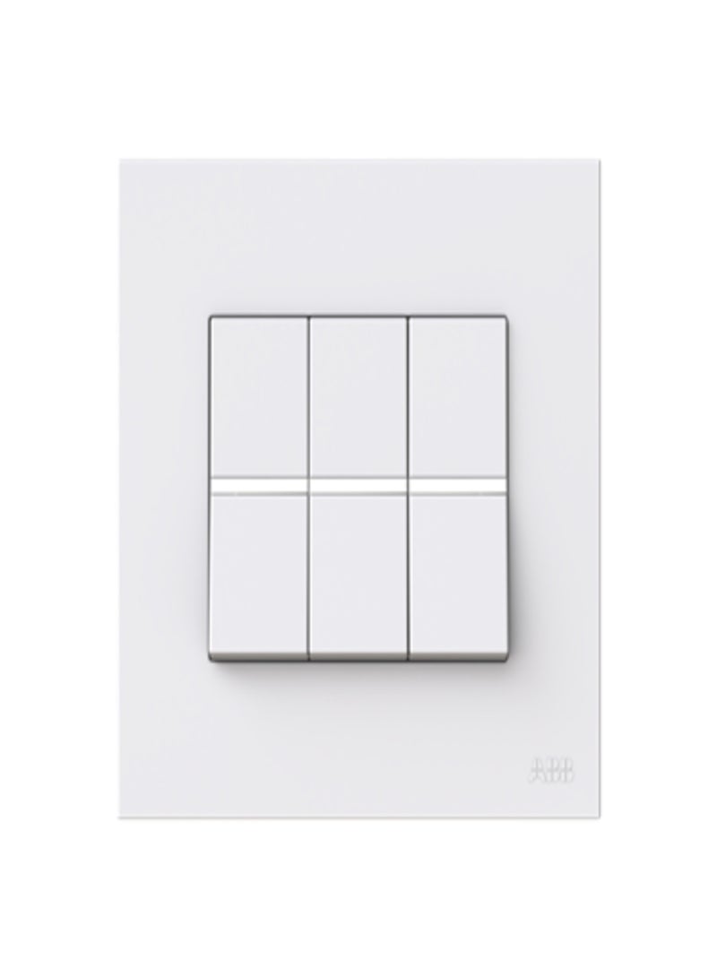 ABB Switch 2-way Rocker/button, Two-way switch White - Zenit BS 