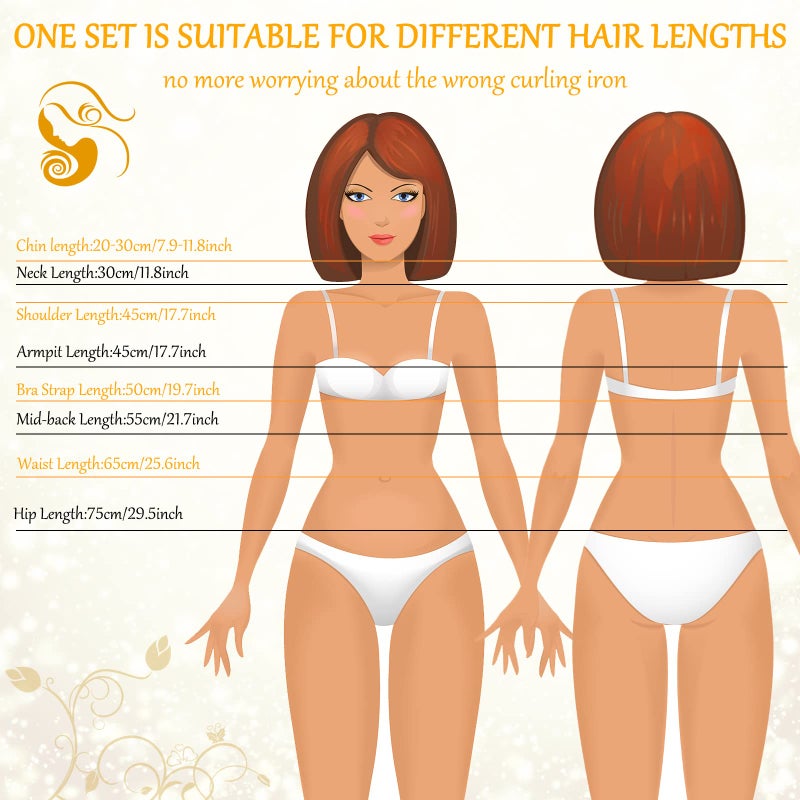 Giegxin 60 Pcs Heatless Spiral Curlers Diy Styling Kit - 2 Styles 3 Sizes For Short & Long Hair With Wave Rollers And Styling Hooks - Image 5