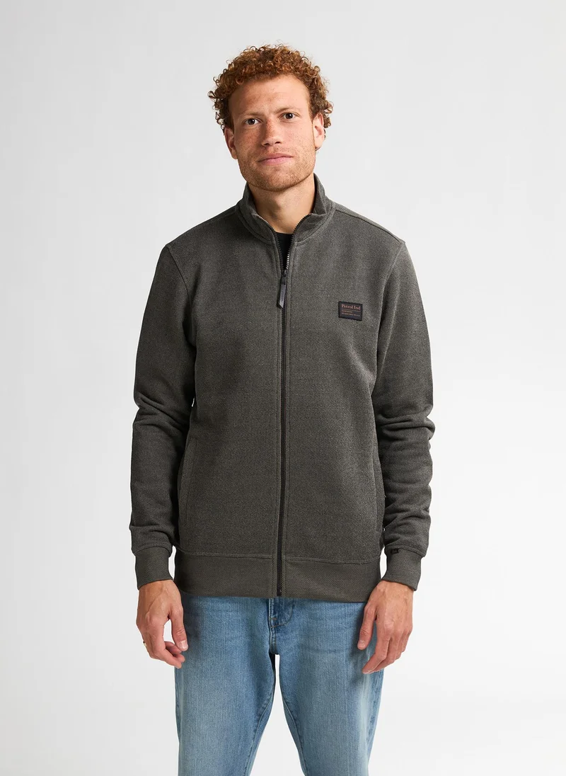 Men Sweater Collar Zip