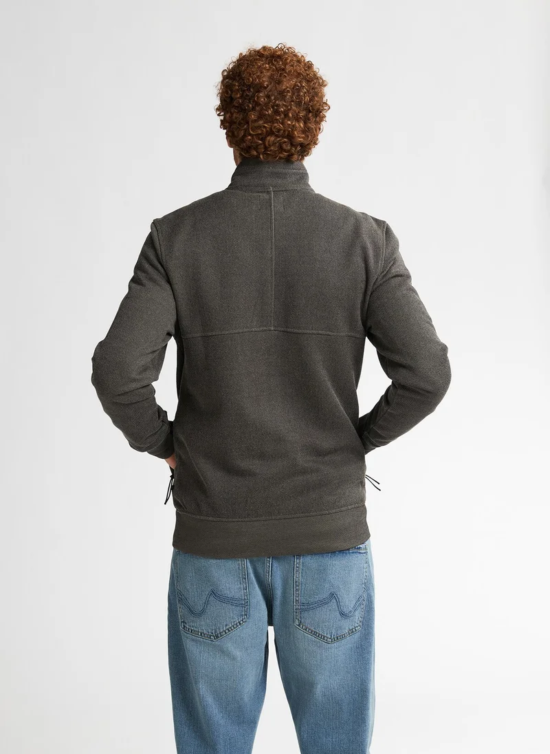 Petrol Industries Men Sweater Collar Zip