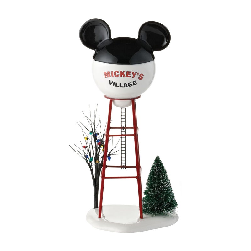 ديبارتمينت56 القسم 56 ديزني فيليدج ميكي ووتر تاور تمثال صغير 11.875 بوصة - Image 1