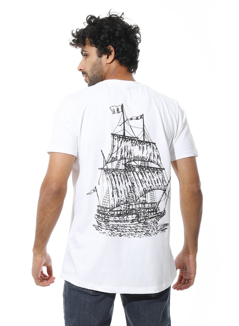 Ship Printed T Shirt  - Image 1