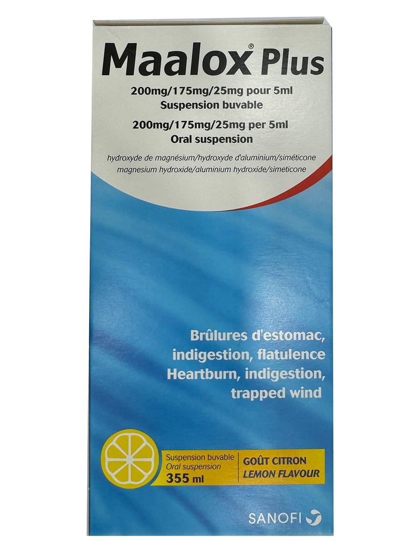 sanofi مالوكس بلس معلق فموي 355 مل