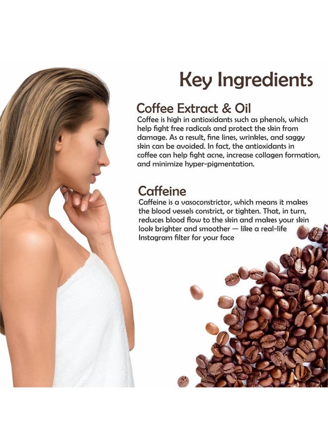 BROER Naturals De-Tan Coffee Body Wash - with Coffee & Caffeine for Deep Cleaning, Removes Excess Oil, Dirt & Grime | Coffee Shower Gel | Caffeine Body wash - (pack of 3) 600ml - Image 4