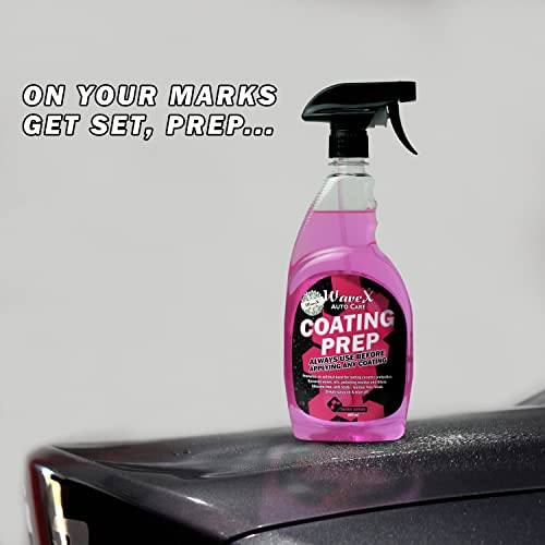 WaveX Pre Ceramic Coating For Car Spray - Coating Prep Pre Treatment Spray 650Ml | Always Use Before Application Of Ceramic Coating For Car | Isopropyl Alcohol Based Formulation, Pink - Image 5