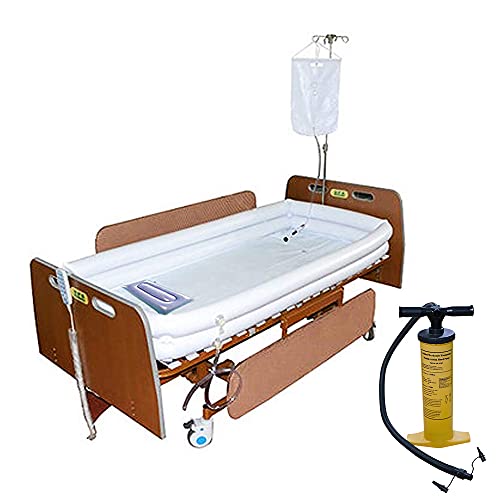 Fanwer Medical Inflatable Bathtub, Bath Kit with Excellent Electric air Pump for Geriatric, Elderly, Disabled, Seniors, Bedridden Patients, Handicapped, Bath in Bed - Image 1