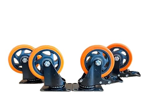 Bosney Caster Wheel For Trolley Locking 360 Degree Moving For Bed Moving Top Plate For Furniture Furniture moving wheel roller