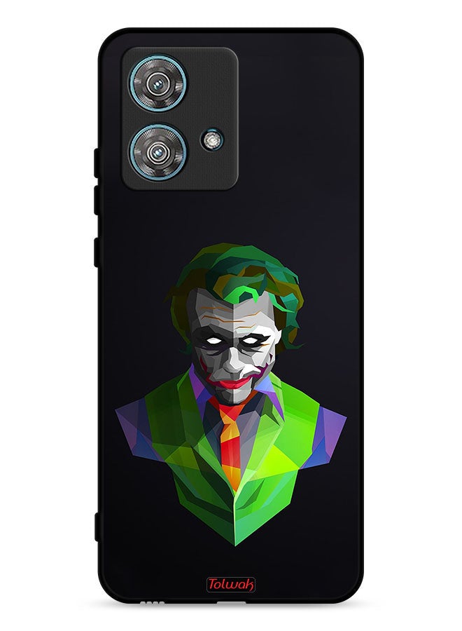Tolwak Motorola Edge 40 Neo 5G Protective Case Cover Joker Abstract Art - Image 1