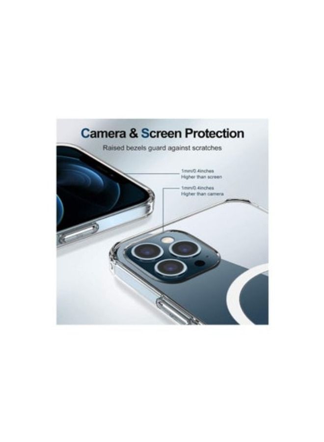 ACLIX Magnetic Wireless Charging Clear Case designed for iPhone 13 Pro max Hard PC Crystal Cover Compatible with Megsafe - Image 5