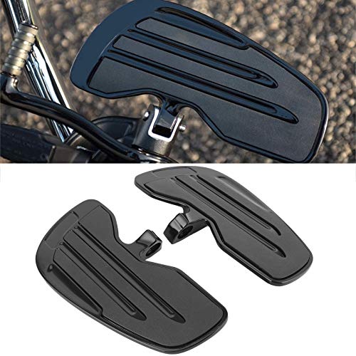 Akozon For Indian Bobber Front Floorboards Aluminum Foot Pegs Footboard for Indian/Sixty/Bobber 2015‑2021(Black) - Image 3