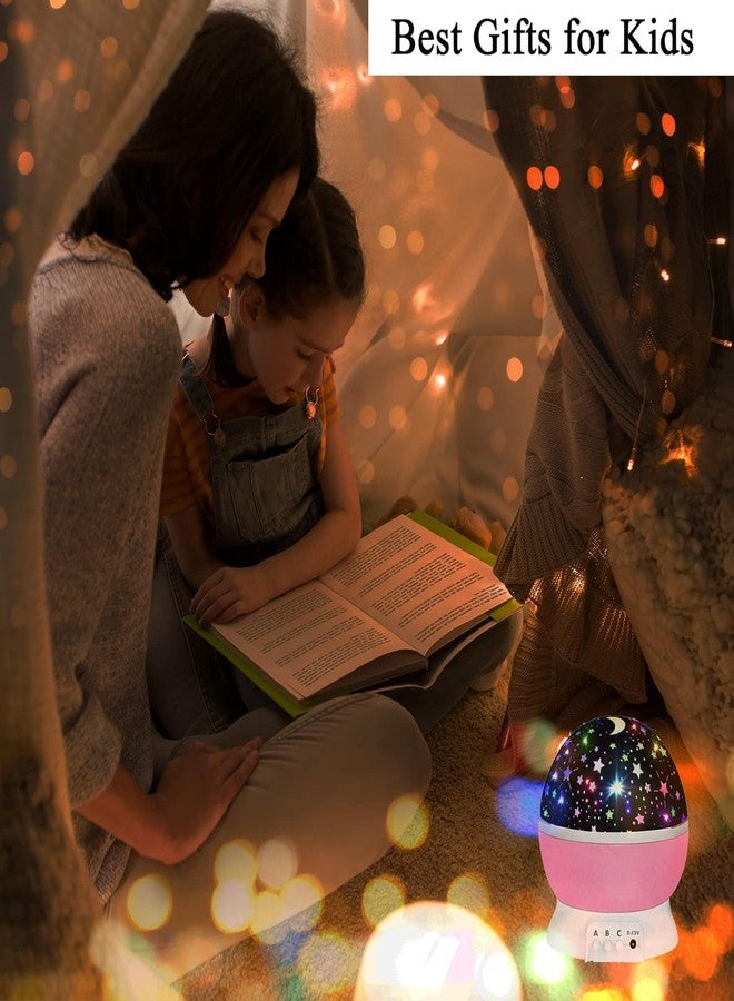 LOGROTATE Star Master Projector Night Light - Romantic LED Sky Projector Lamp with USB Cable - Colorful Rotating Galaxy Light for Bedroom, Kids, and Home Décor(Pink) - Image 5