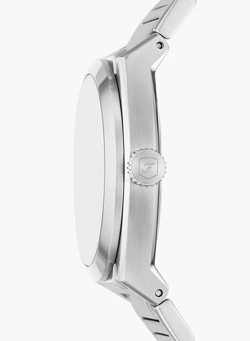 FOSSIL Men Everett Three-Hand Date Stainless Steel Watch FS6056 - 42mm - Image 2