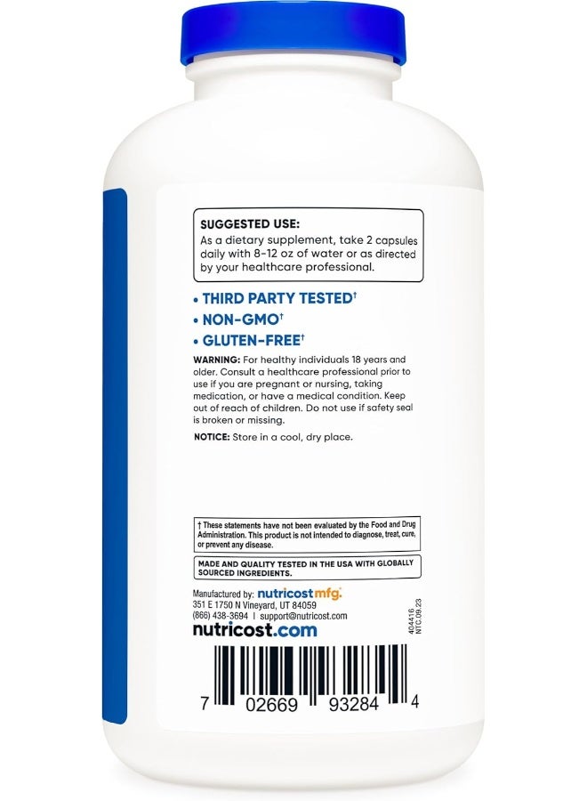 Nutricost BCAA Capsules 2:1:1 500mg 500 Caps - Image 4