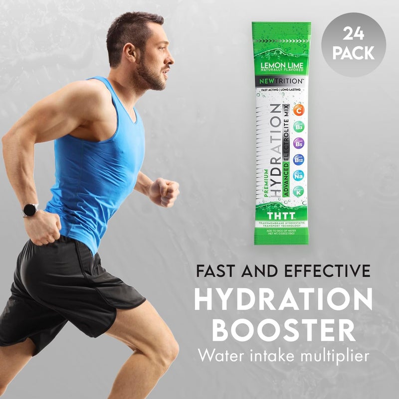 Newtrition Hydration Powder Electrolyte Powder Packets Naturally Flavored Hydrating Packets for Water Fast Acting Electrolytes with Vitamins 24 Mixed 1 - Image 3