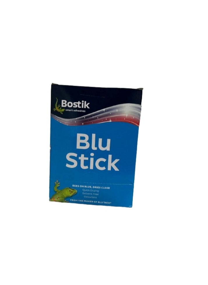 Bostik Bostik Blu Stick Glue Sticks, Goes on Blue, Dries Clear, Solvent Free, Washable, 4 x 8g sticks (Pack of 12)  - Image 5