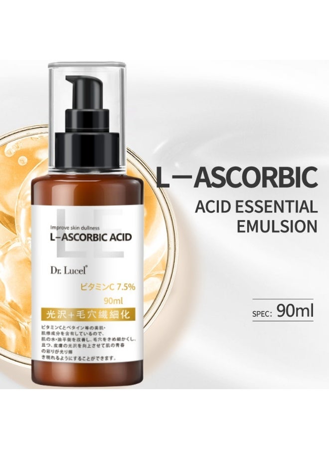 Dr. Lucel سيروم حمض الأسكوربيك | يثبط إنتاج الميلانين، ويحسن مظهر البشرة الباهتة، ويمنحها إشراقة ونضارة 90 مل - Image 1