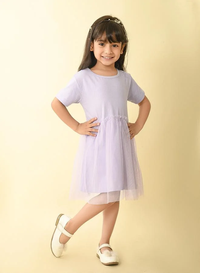 ليل بيكس فستان بتطريز تول