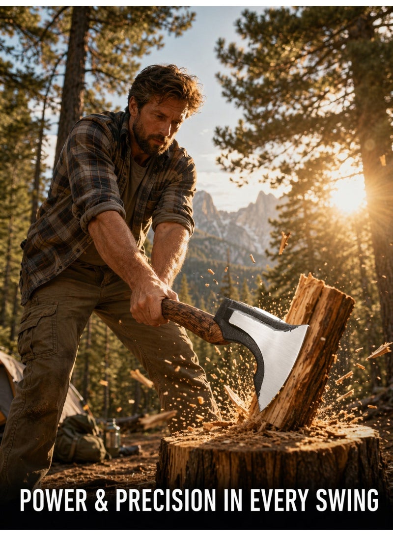 Hilyagems Extra Large Camping Axe, Sharp and Durable - Image 1