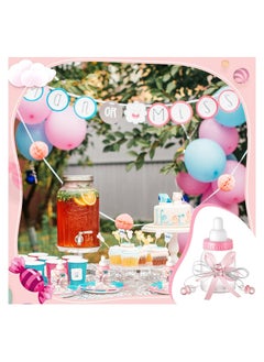 Y&D 24Pcs Baby Shower Feeding Bottle Adorable Favors Bottles for Mini Plastic Bear Candy Box with Ribbon Decoration Favours  - Image 3