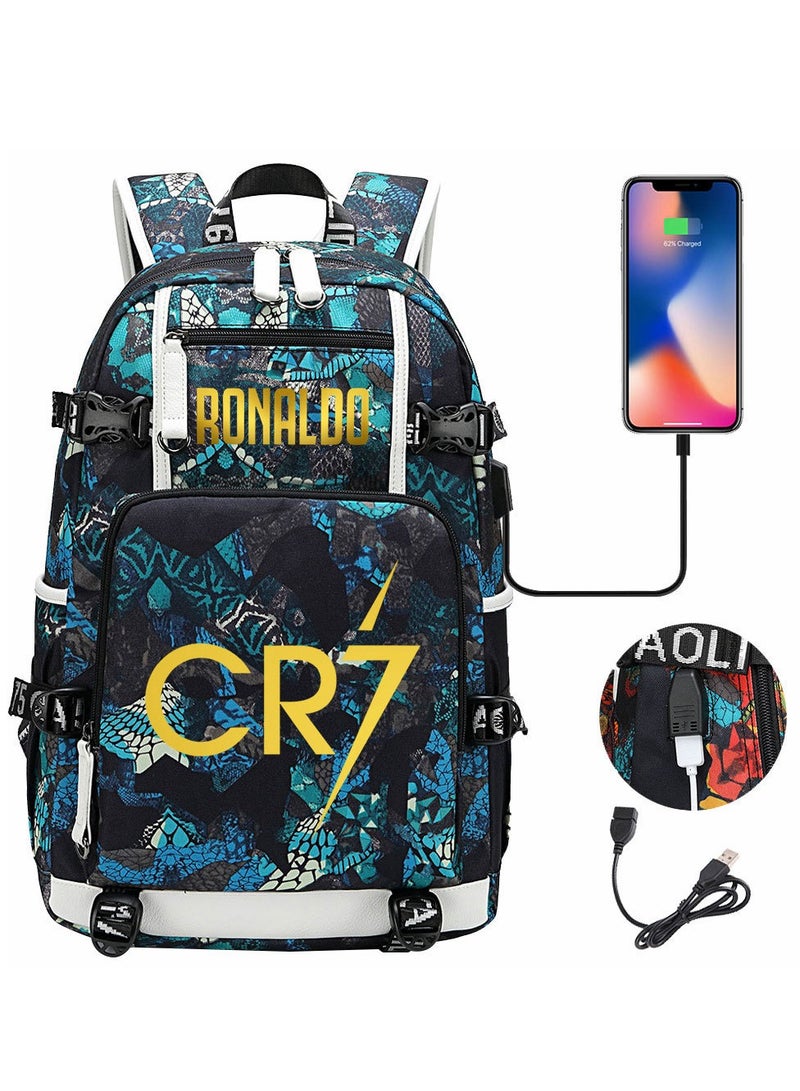CR7 New Printed Backpack 