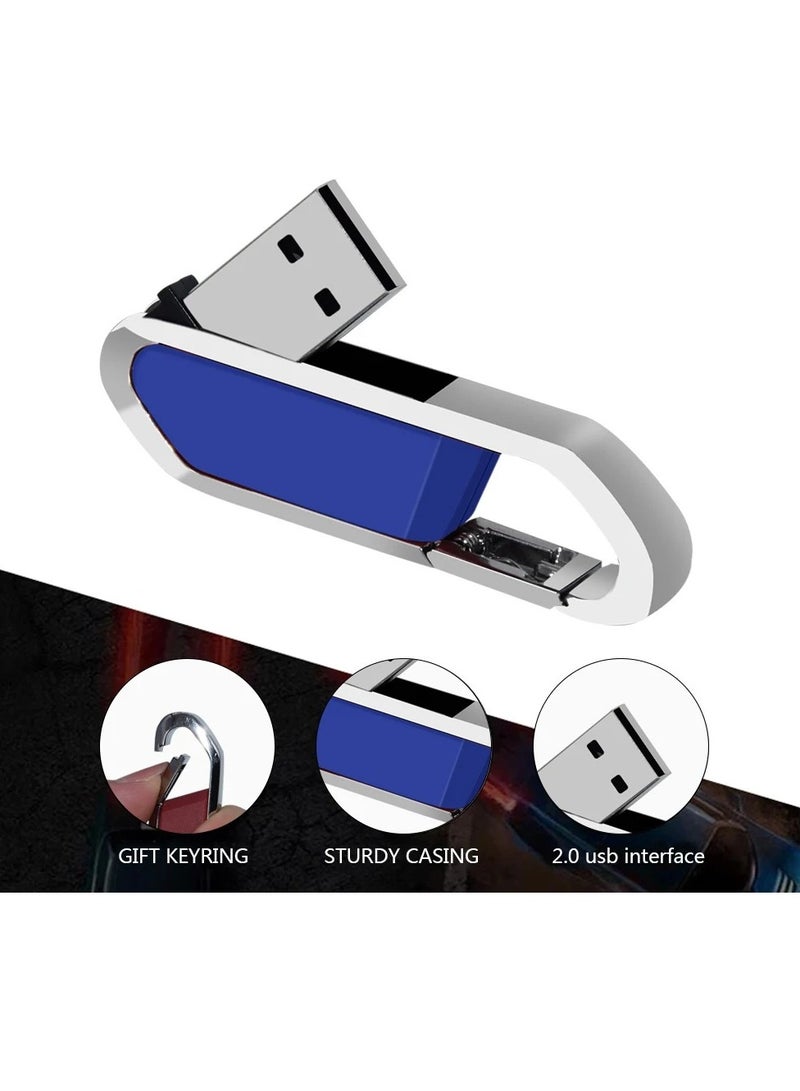 AROAQ USB Flash Drive, Portable Metal Thumb Drive with Keychain, USB 2.0 Flash Drive Memory Stick, Convenient and Fast Pen Thumb U Disk for External Data Storage, (1pc 8GB Black)  - Image 4