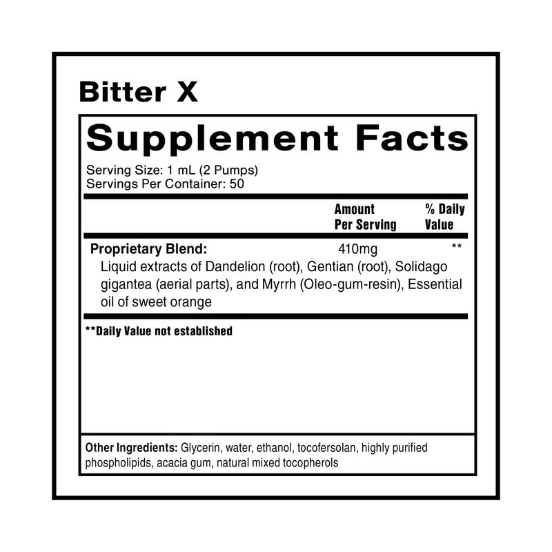 Quicksilver Scientific Dr. Shade's BitterX - Highly Concentrated Bitters for Digestion - Fast Acting Digestive Support & Liver Supplement with Dandelion Root, Gentian Root, Solidago & Myrrh (50ml) - Image 2
