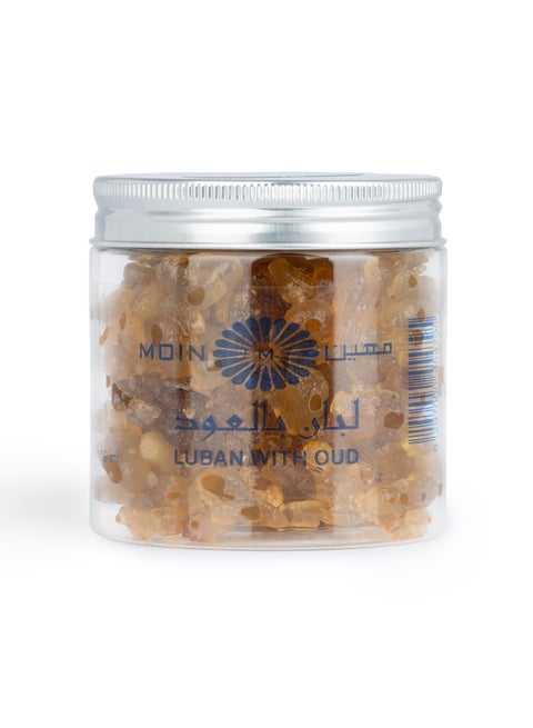 Luban with Oud Bakhoor 100g - Pure Luban Resin with Tarat Oud for Long-lasting, Calming Fragrance - Premium Arabic Scent for Home, Office, or Special Occasions