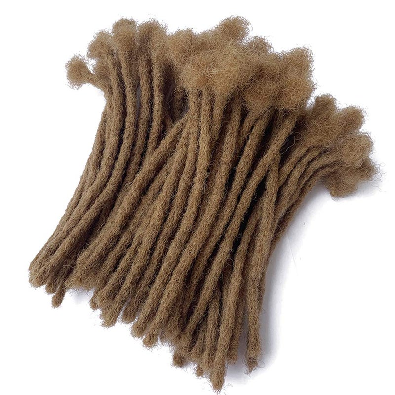YONNA Human Hair Microlocks Sisterlocks Dreadlocks Extensions 60Locs Full Handmade Width 04cm 8inch Honey Blonde 27