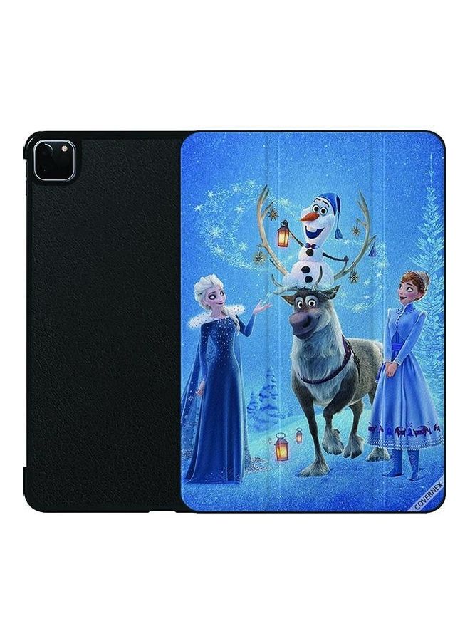 NIBEMINENT Elsa Anna And Olaf Protective Case Cover For Apple iPad Pro 2nd Gen Multicolour - Image 2