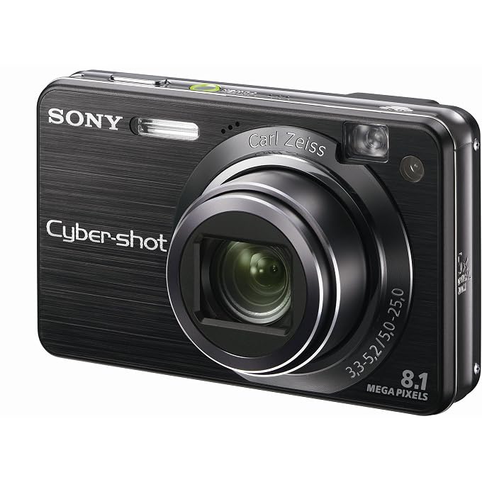 Sony Cybershot DSCW150/B 8.1MP Digital Camera with 5x Optical Zoom with Super Steady Shot (Black) - Image 3