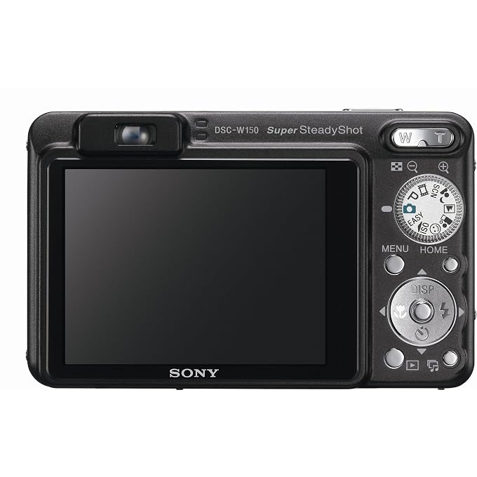 Sony Cybershot DSCW150/B 8.1MP Digital Camera with 5x Optical Zoom with Super Steady Shot (Black) - Image 2