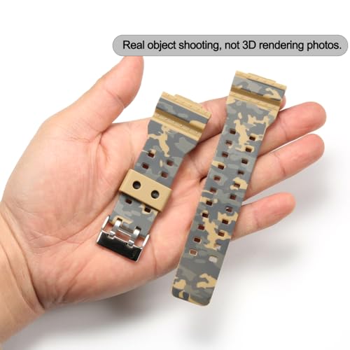 MCXGL 16mm Resin Strap Replacement for G-Shock ga110 ga100 ga120 gd100 g8900 Men's Rubber Watch Band - Image 5