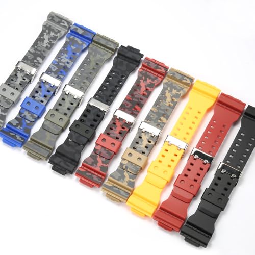 MCXGL 16mm Resin Strap Replacement for G-Shock ga110 ga100 ga120 gd100 g8900 Men's Rubber Watch Band - Image 3