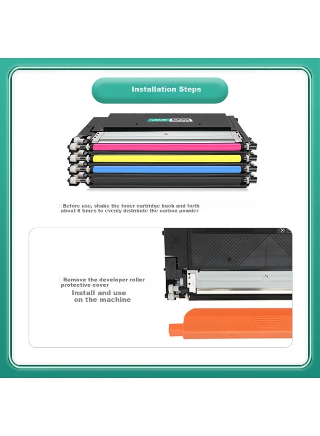 Yatun Compatible With Hp 178nw Toner Cartridge, W2080a Toner Cartridge, Hp 150a Toner Cartridge, 179fnw Ink Cartridge, 178nw Printer Toner Cartridge, 150nw, 118a Toner Cartridge Powder - Image 3