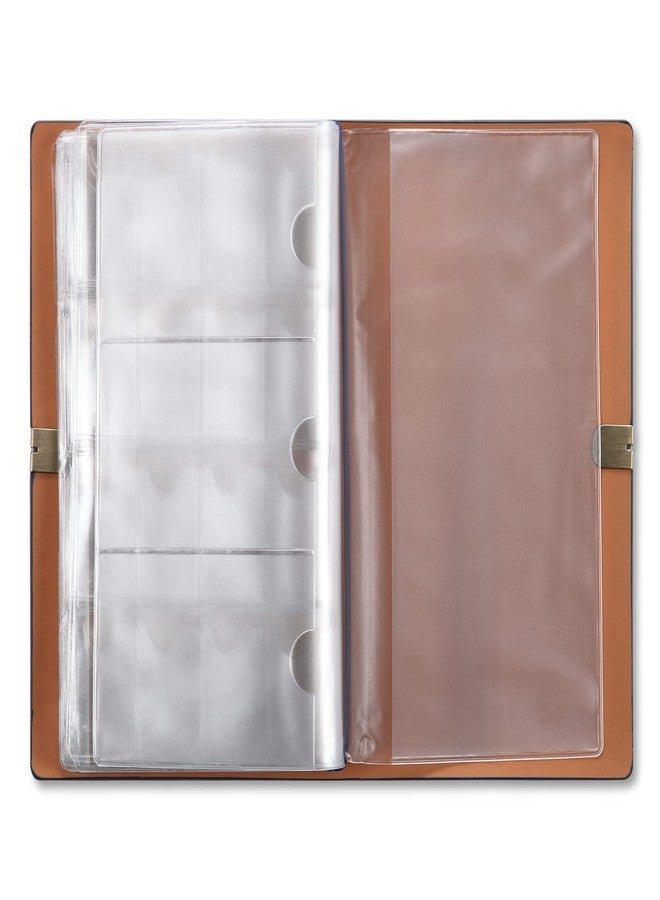 MUDOR Pressed Penny Collecting Book with Archival Diary, Souvenir Penny Book Holds 203 Coins, Pressed Penny Holder Fits Elongated Stretched Pennies,Quarters or Nickels - Image 4