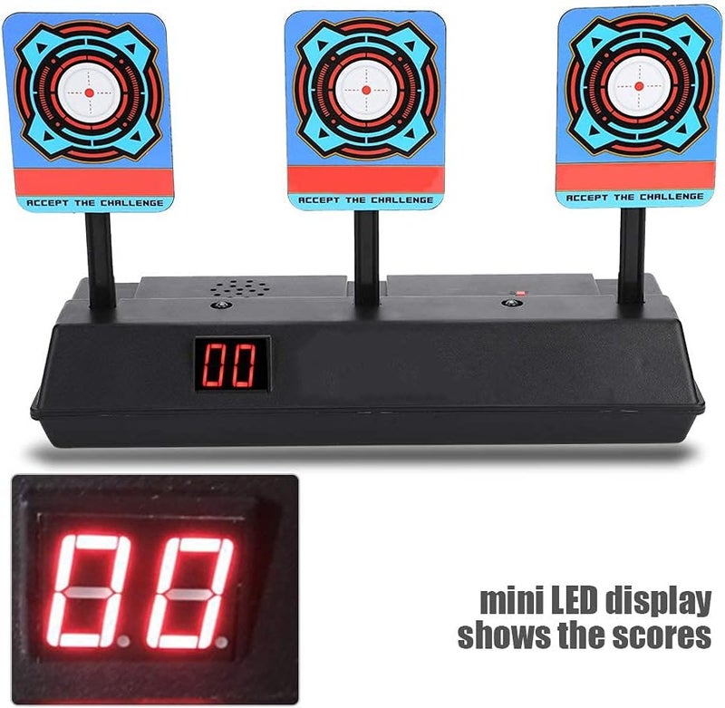 comfrt Digital Shooting Targets with Foam Dart Toy Shooting Blaster for Kids Toy Intelligent Light Sound Effect Scoring Target, Shooting Toys for Age of 5,6,7,8,9,10+ Years Old Kid/Boys/Girls - Image 2
