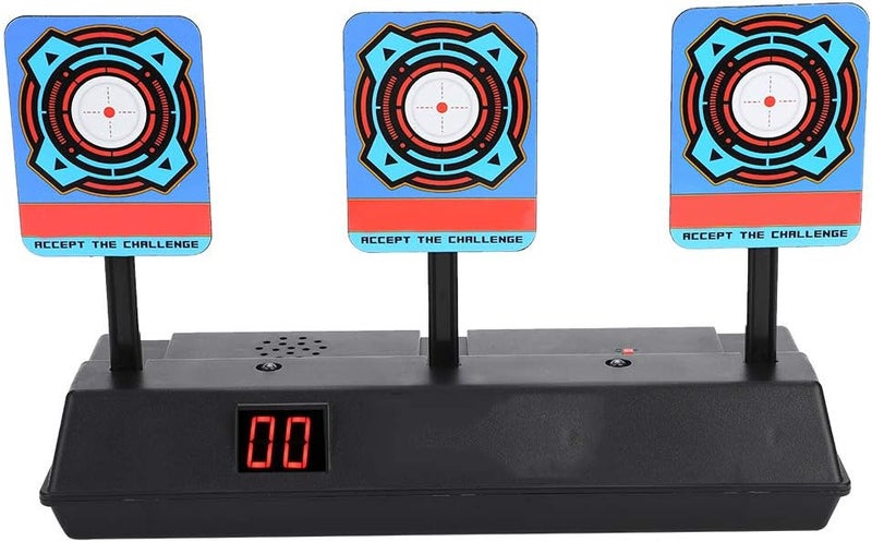 comfrt Digital Shooting Targets with Foam Dart Toy Shooting Blaster for Kids Toy Intelligent Light Sound Effect Scoring Target, Shooting Toys for Age of 5,6,7,8,9,10+ Years Old Kid/Boys/Girls - Image 1