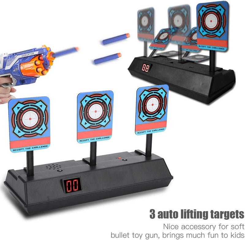comfrt Digital Shooting Targets with Foam Dart Toy Shooting Blaster for Kids Toy Intelligent Light Sound Effect Scoring Target, Shooting Toys for Age of 5,6,7,8,9,10+ Years Old Kid/Boys/Girls - Image 5