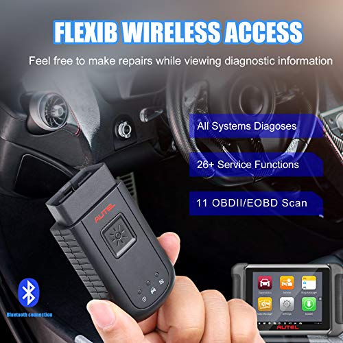 Autel MaxiSYS VCI100 Compact Bluetooth, Maxivci V100 Wireless Diagnostic Interface, Vehicle Communication Interface, Bluetooth Adapter Compatible for MS906BT MK906BT - Image 5