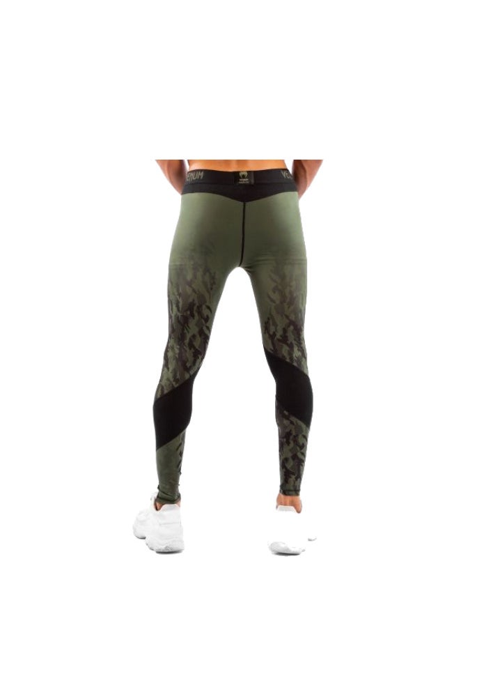 VENUM - UFC VENUM AUTHENTIC FIGHT WEEK MENS PERFORMANCE TIGHT KHAKI SMALL - Image 1